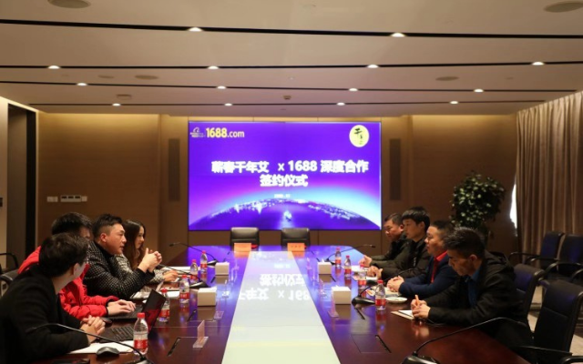 千年艾与阿里巴巴签署深度合作协议